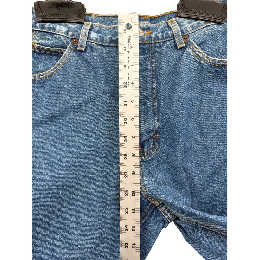 Calvin Klein Jeans Women 30 Blue Excellent High Rise Straight Leg Denim Vintage - Picture 6 of 12